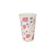 Food grade thick single wall kraft paper cup for hot and cold drink paper takeaway coffee cup